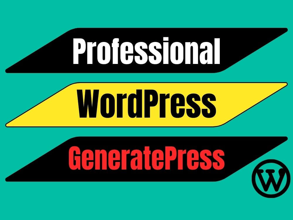 WordPress Website with GeneratePress